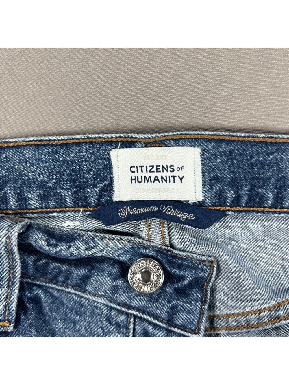 Citizens of Humanity Baretta Relaxed Straight Jeans Womens 25 (28W x 31L) - Picture 5 of 12